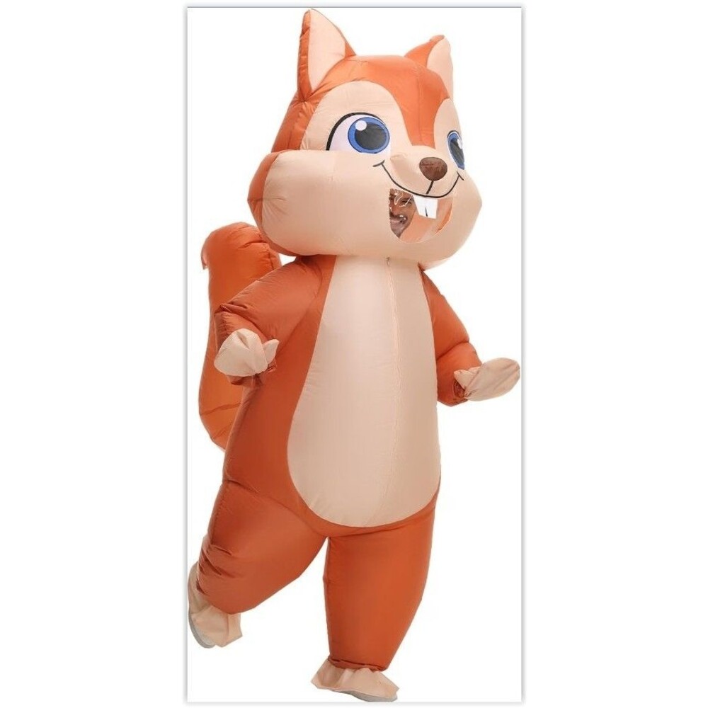 Adult Inflatable Squirrel Costume Thanksgiving Halloween Blow Up Costume